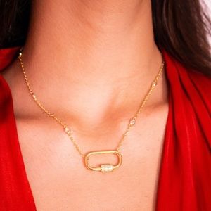 Carabiner Lock Necklace